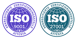 Zertifiziert nach 9001 und 27001