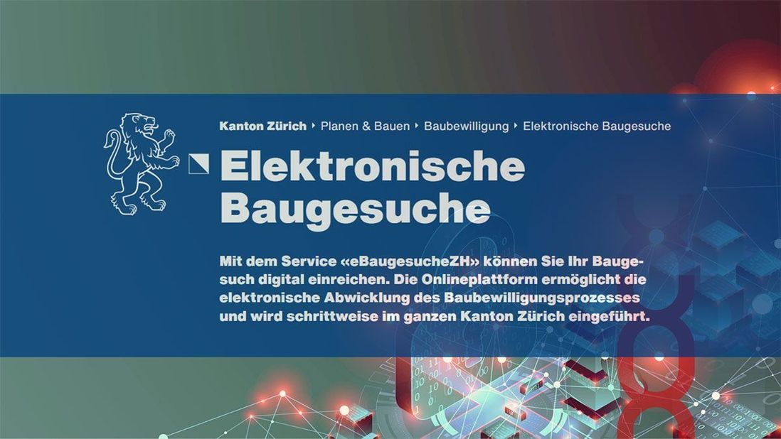 Elektronische Baugesuche im Kanton Zürich