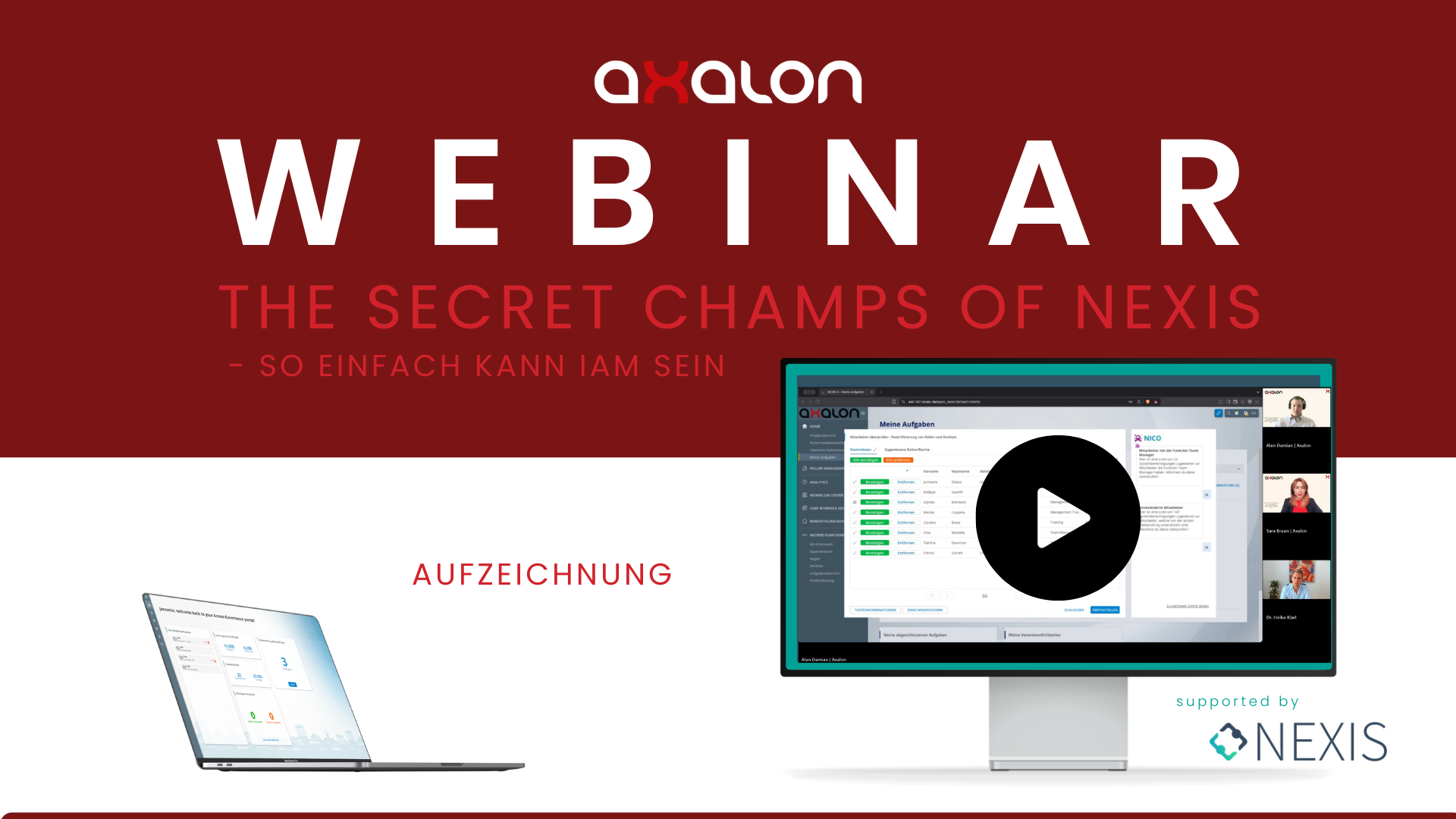 Axalon Webinar mit NEXIS
